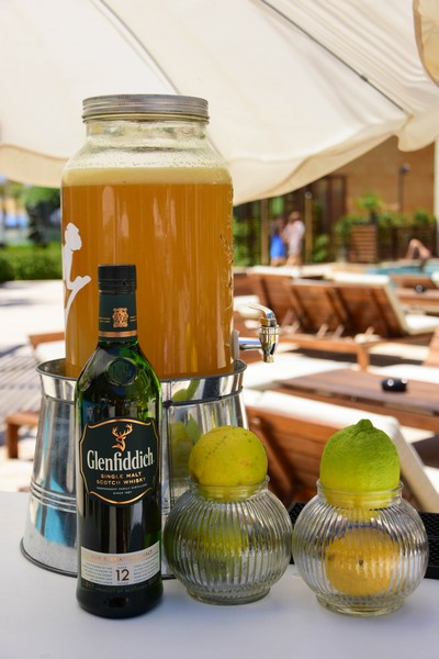 Lunch by the pool at Kempinski Summerland Hotel & Resort